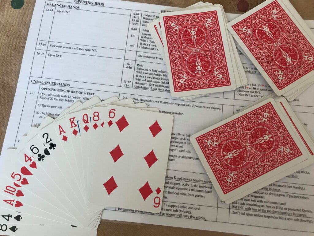 Bridge card game