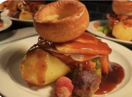 A roast dinner